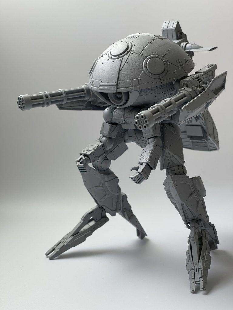 パネルラインや装甲にリベットを打つのは、ウェザリングの仕上がりがどうなるのか不安だったのでずっと迷いながら作っていました。