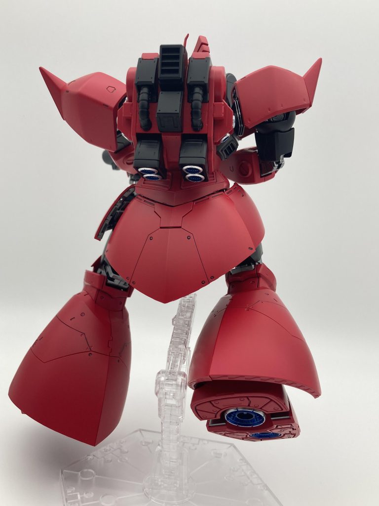 足裏のバーニアを塗り分けてキャンディ塗装したのに見えにゃいw