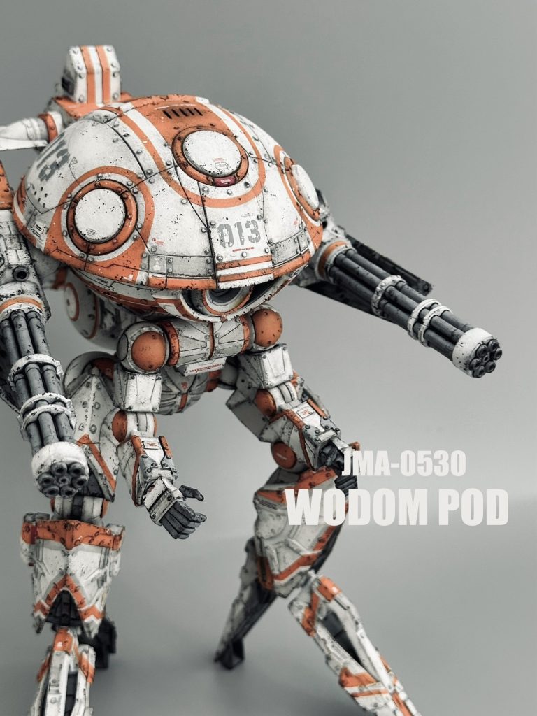 両サイドのバルカン砲は一昨年(だったかな?)のガンプラのキャンペーンで店頭配布されていた物を流用しました。