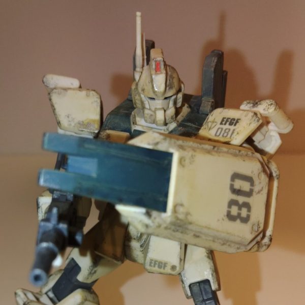 HG Ez8 部分塗装 ウェザリング仕上げ(初)｜カンペーターさんのガンプラ作品｜GUNSTA（ガンスタ）