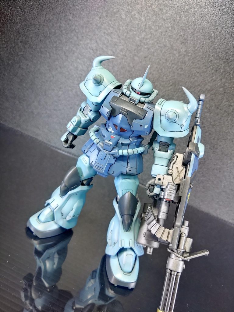 定番の悪人面加工に、モノアイ別パーツ化