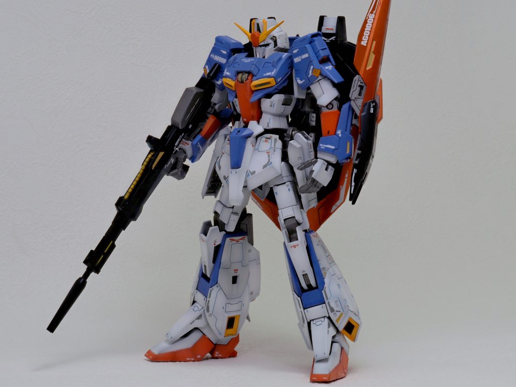 黄色はクリアオレンジを重ねて仕上げています。