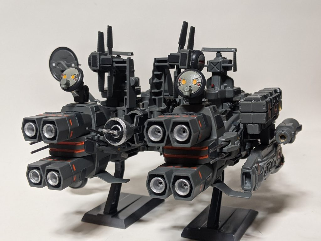 最後まで見ていただいてありがとうございます。コロナ前、まだ個数制限などなかったときに再販された旧キットを大量購入し、艦隊づくりをもくろんだうちの一隻です。その後のコロナの影響で長くお蔵入りしていました。