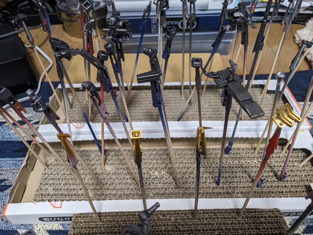 再度バラして塗装し直しました。