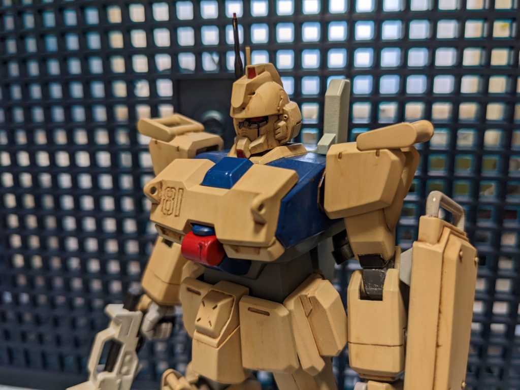 完成した頭部。