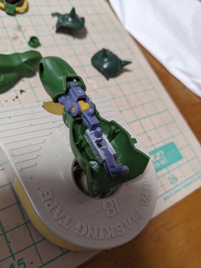 フレームを切ってランナータグで延長しますた。