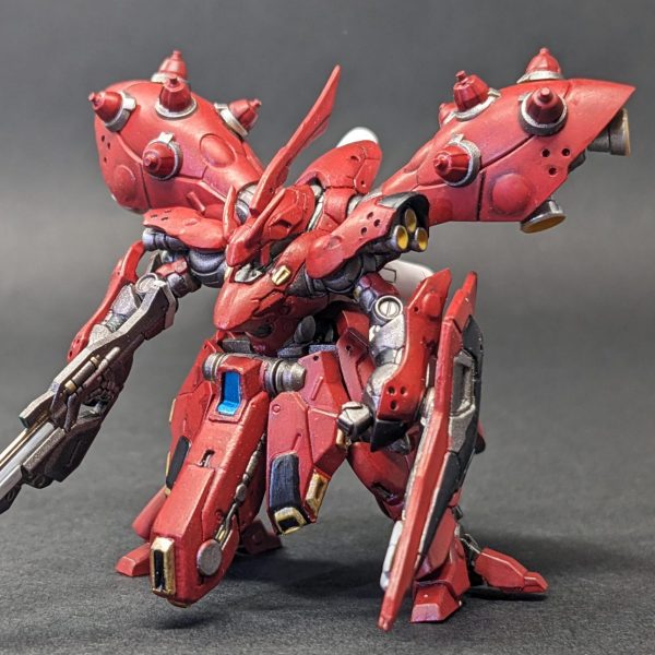 ガンダム　アーティファクト　ナイチンゲール　全塗装 ガンダムアーティファクト ナイチンゲール｜s0utaさんのガンプラ