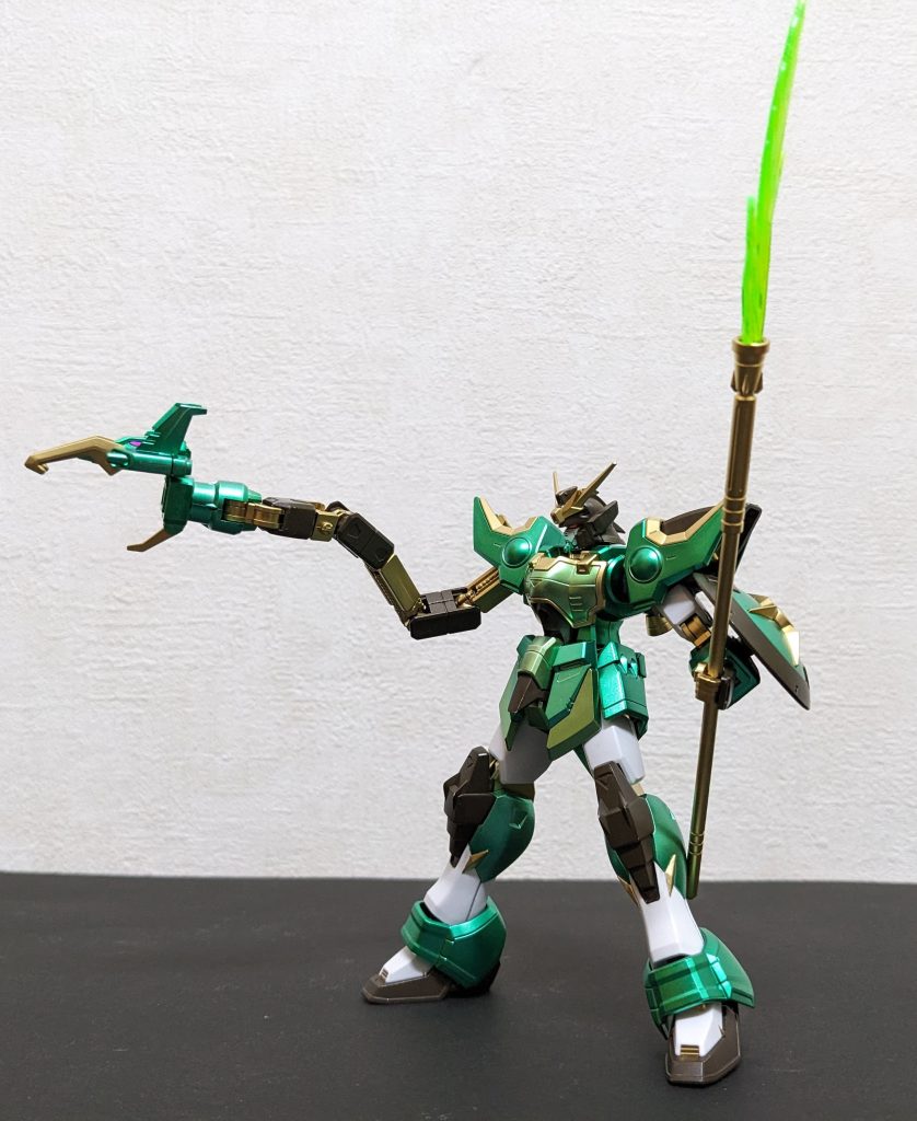 結構長い・・・💦ドラゴンハングロングモード、横から見るとこんな感じ