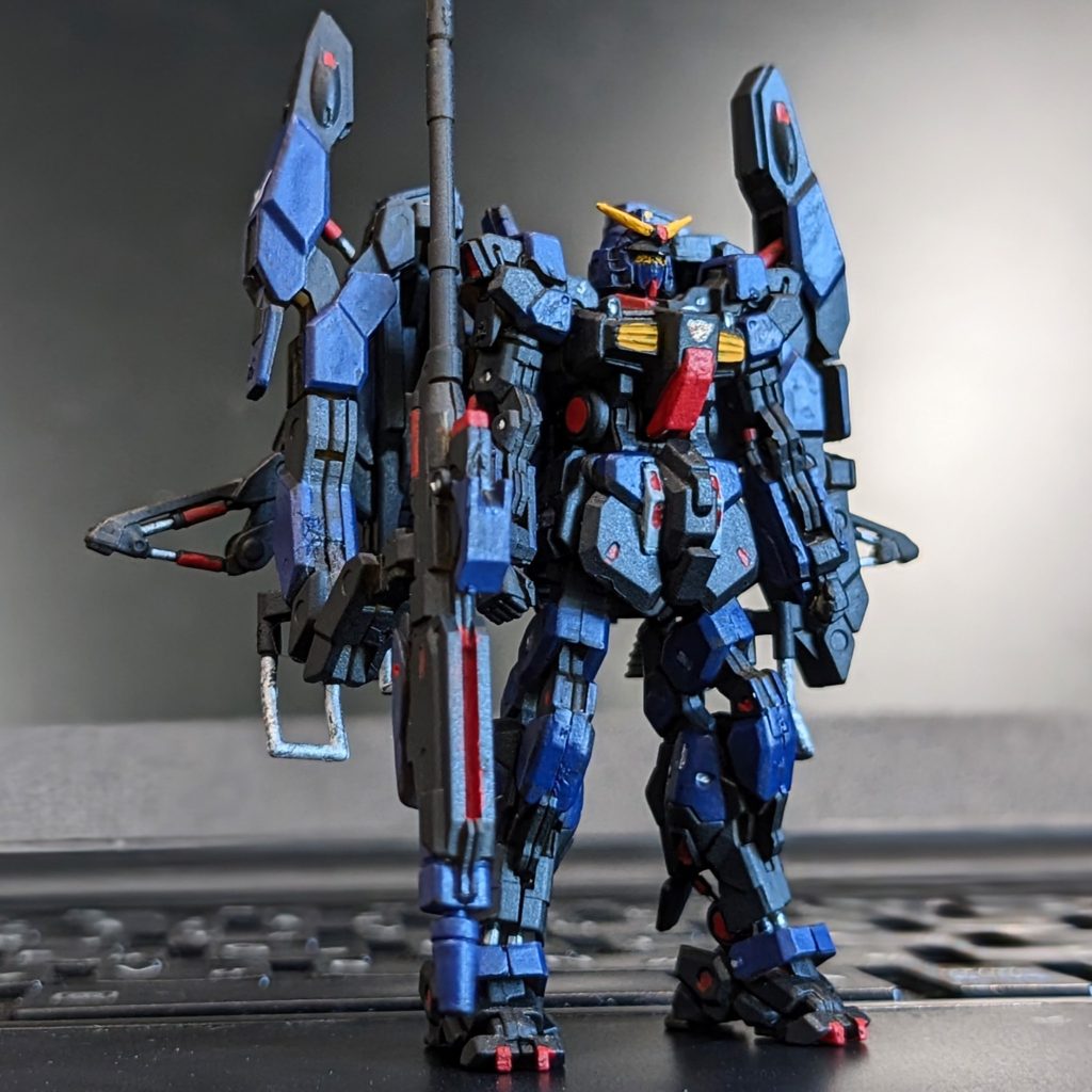 スーパーガンダム状態…これはこれで格好良いんですけど動きづらそうに見えてしまってイマイチ…