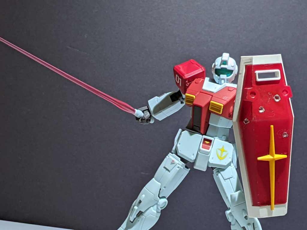 ビームサーベルを装備！とはいえまぁ普通。