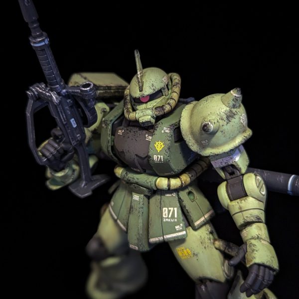 HGザクⅡ　成形色仕上げ