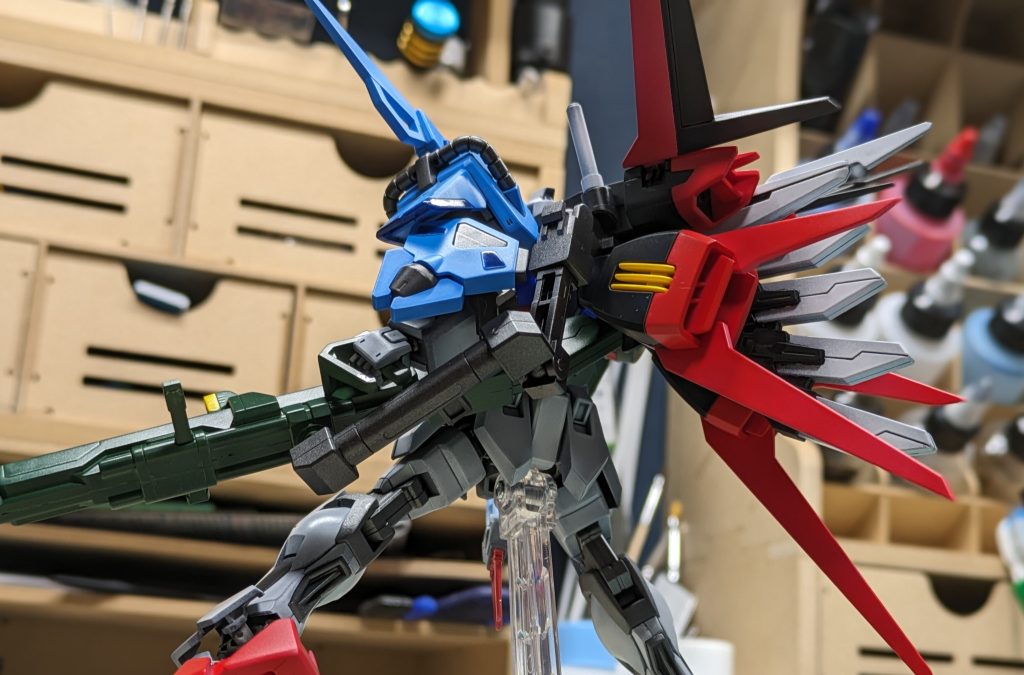 マルチプルアサルトストライカーは後ろ姿がゴチャゴチャしてますよね。もちろんそこが良いんです♫全部乗せはロマン