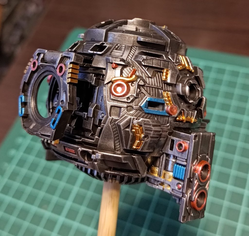 ドライブラシ＋ガンダムマーカーにて塗り分け。