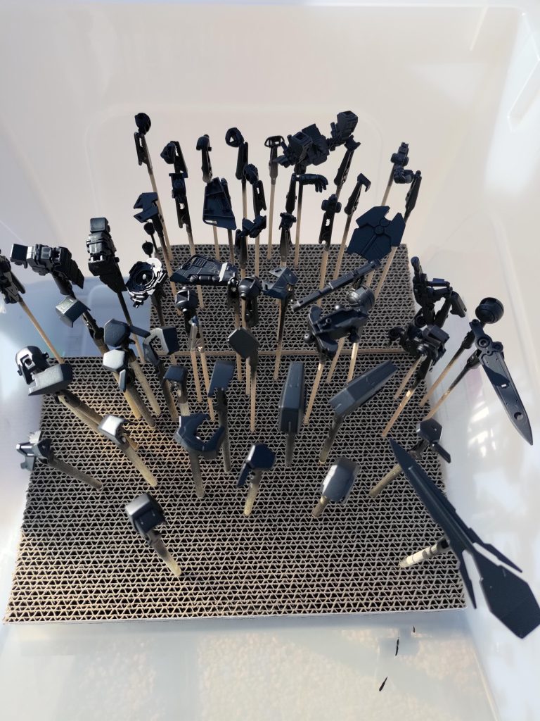 初のエアブラシで塗装の奥深さを思い知る