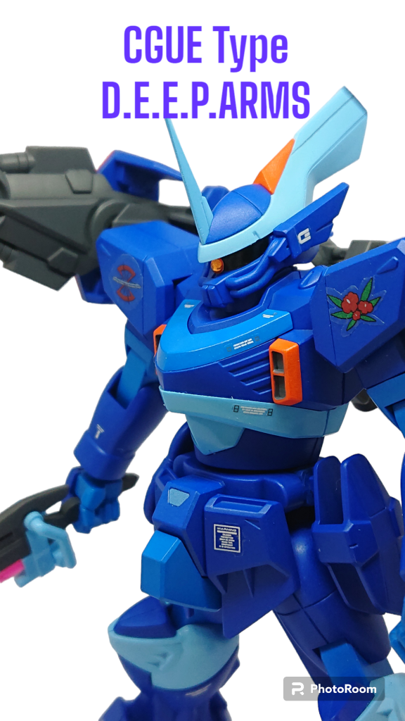 デカール貼り付け合わせ目消し&段落ちモールドモノアイレジンです