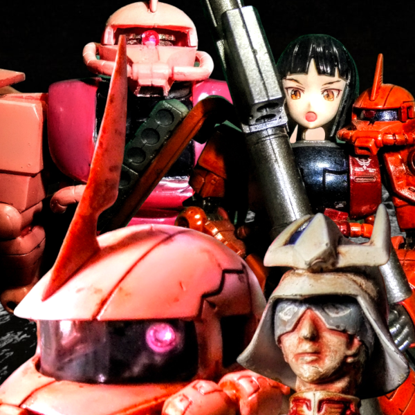 1/144　シャア専用ザクの詰め合わせ💦お披露目デス😁