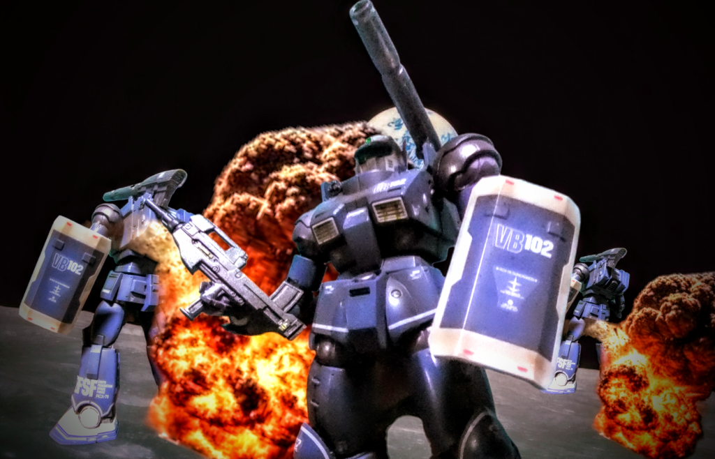 宇宙世紀初対MS戦！　ランバ・ラル無双！　お披露目デス💦–4枚目/制作者：gtarou