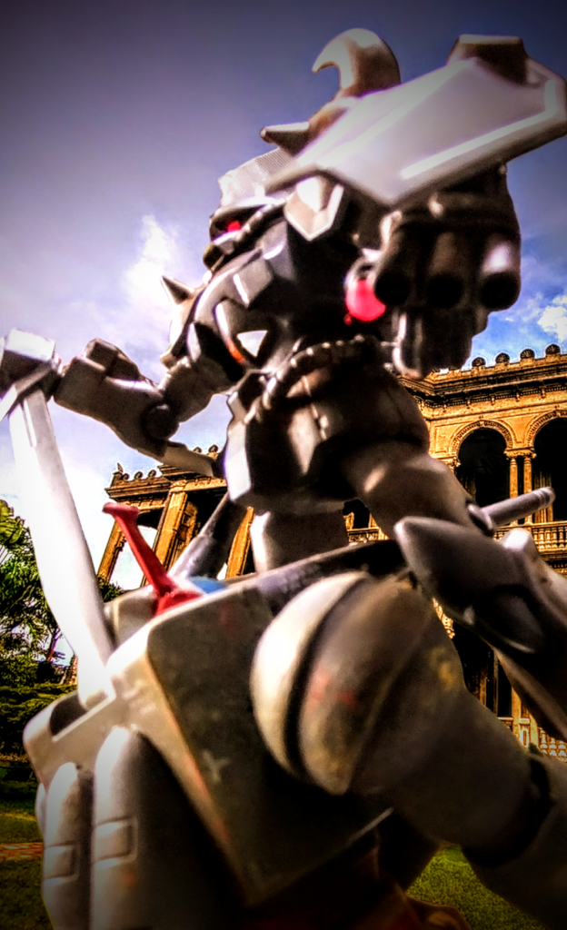 グフカスタムOVA『機動戦士ガンダム第08MS小隊』で初登場した架空の機動兵器「モビルスーツ(MS)」。ジオン公国軍の陸戦用MS・グフの改良型である。