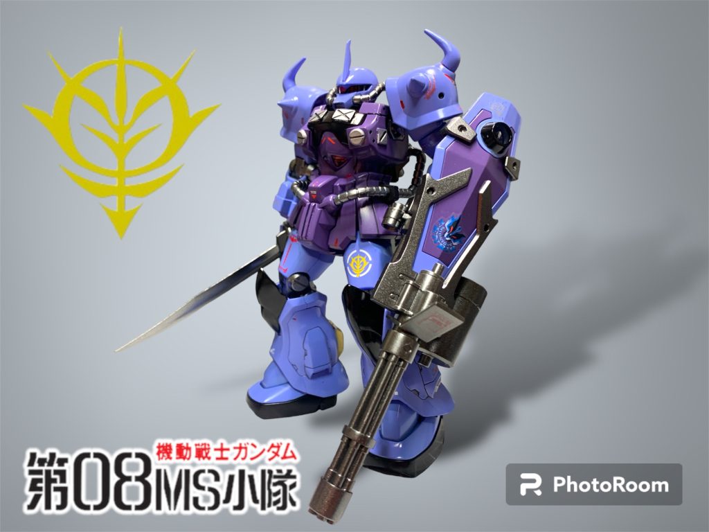 デカールはMYKデザインさんのアシタのデカールとガンダムデカールを使用しています基本はガイアさんのガイアカラーで塗装して、部分塗装にタミヤエナメルを使用しました 