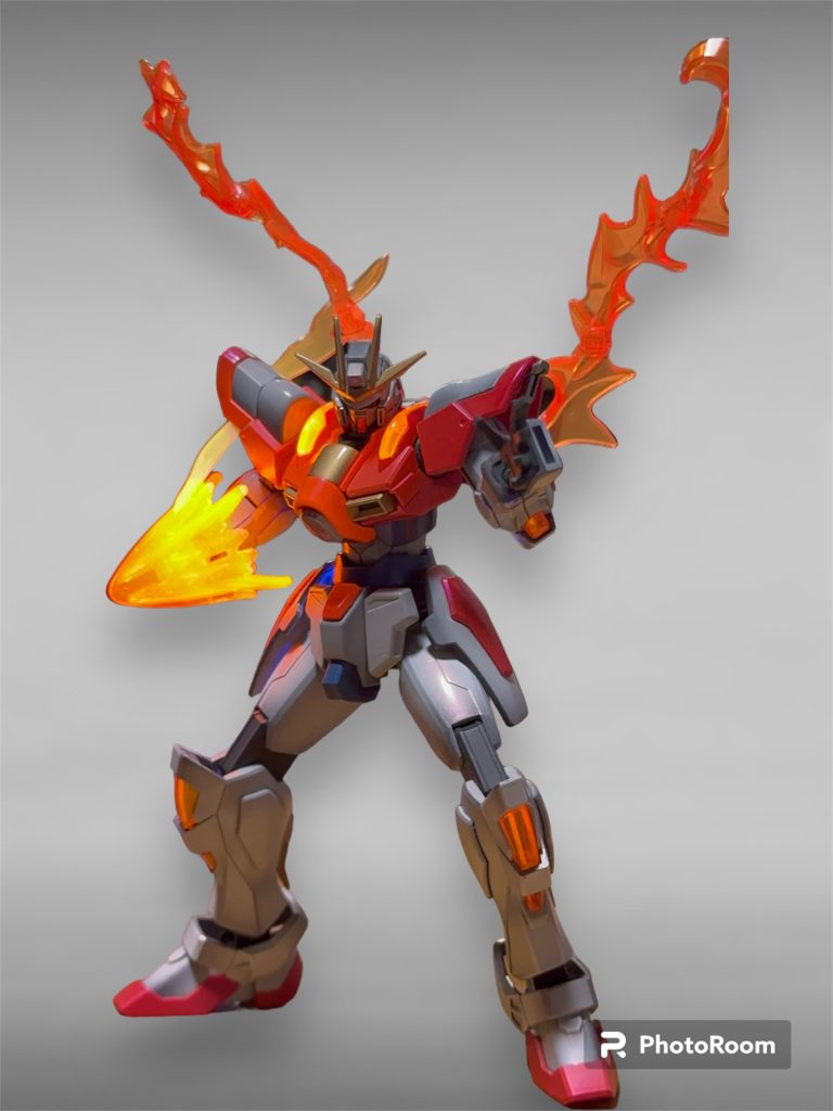 塗装初め　ビルドバーニングガンダム–2枚目/制作者：よっしー@修行中