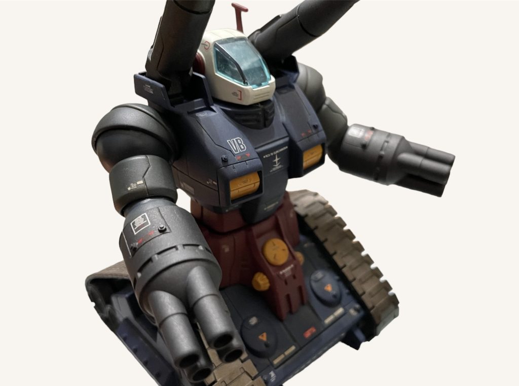 全塗装、少しディテールアップ、デカール、軽くウェザリング。