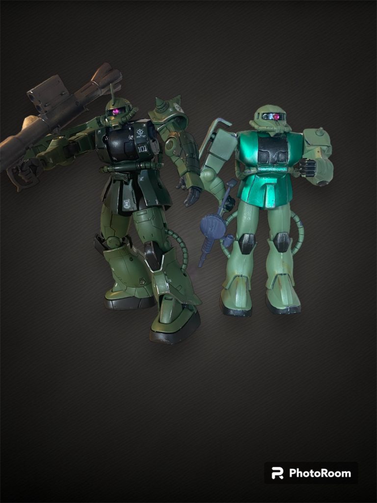 40年近く前の旧キットとの比較。技術のすごい進化を感じます。