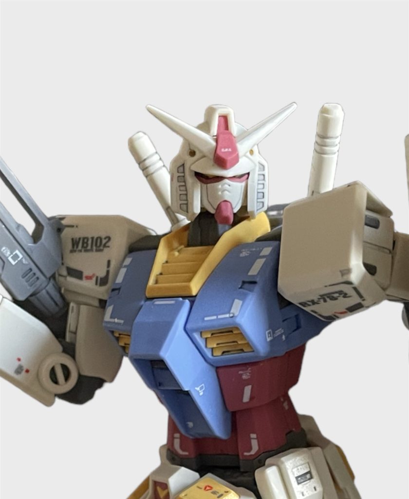 全体のスタイル良すぎて大丈夫？とか思ってたけど、RGと比べるとだんだんこっちの方がカッコよく見えてしまいますね💡