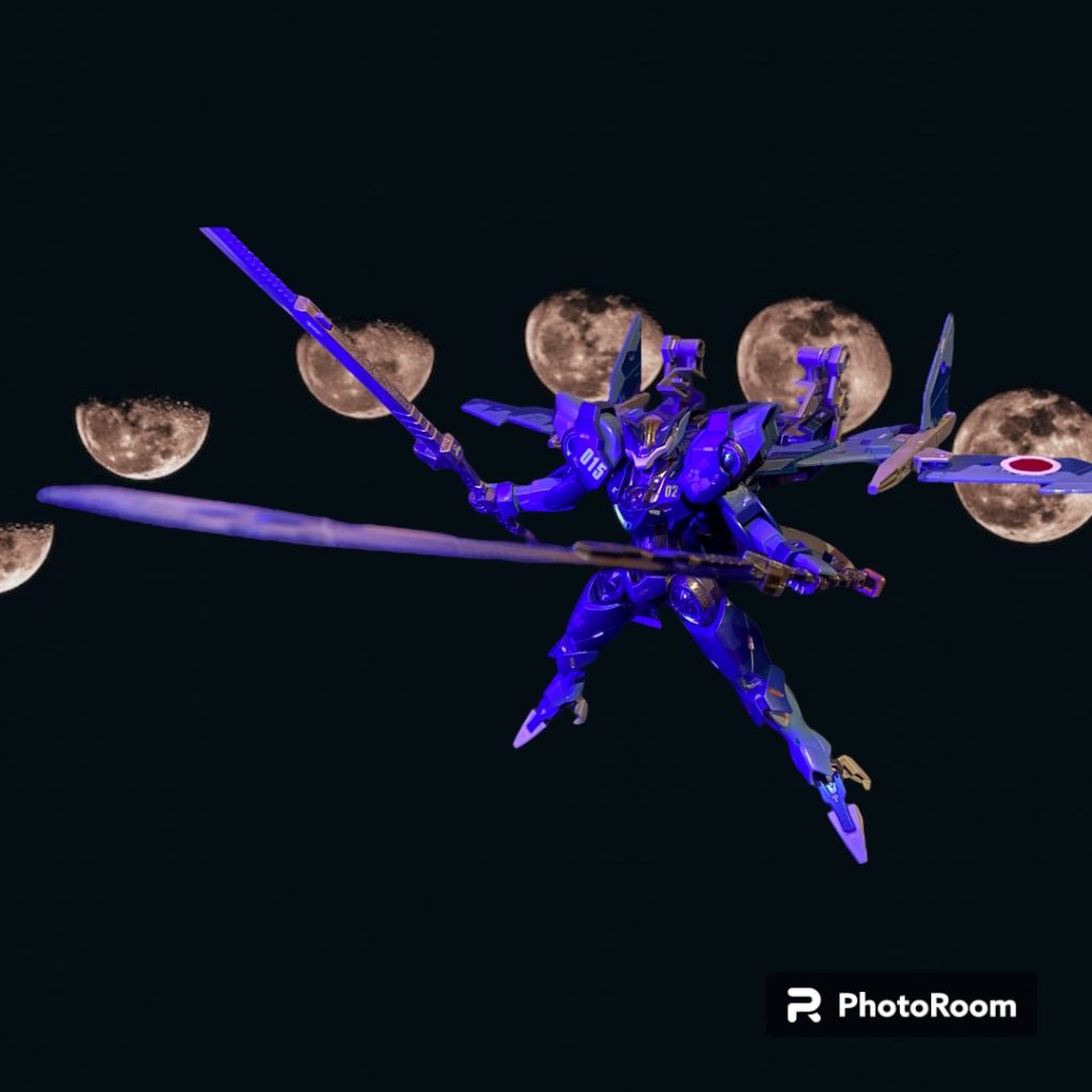 現実にはほんの一瞬の間に、二人の間では永遠とも思えるやり取りが繰り広げられた。シールドを投げ打つと、二刀流のベギルへクスは僅か数秒間のあいだ機能停止した敵機の脚を切り飛ばし、行動不能にした。「ほんとにジャズが聞こえたよ、君のその刀から。」投降した男の言葉を聞きながら、私はシャディクへの借りはあとどの位で返せるのかを、ぼーっと考えていた。今日は少し疲れた。早く帰ってヨガで心を落ち着かせたい。そんな気分だ。