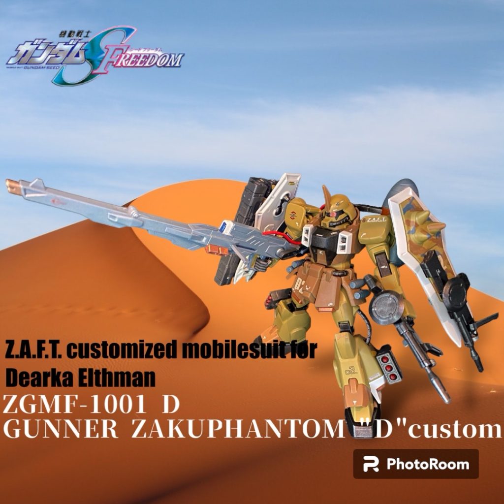 ZGMF-1001 D GUNNER ZAKU PHANTOM “Ｄ”custom