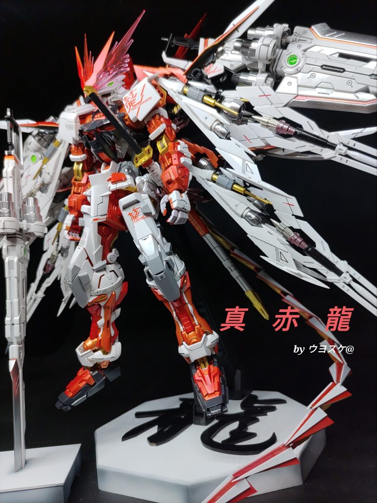 台座の文字はプラ板で作成してます。