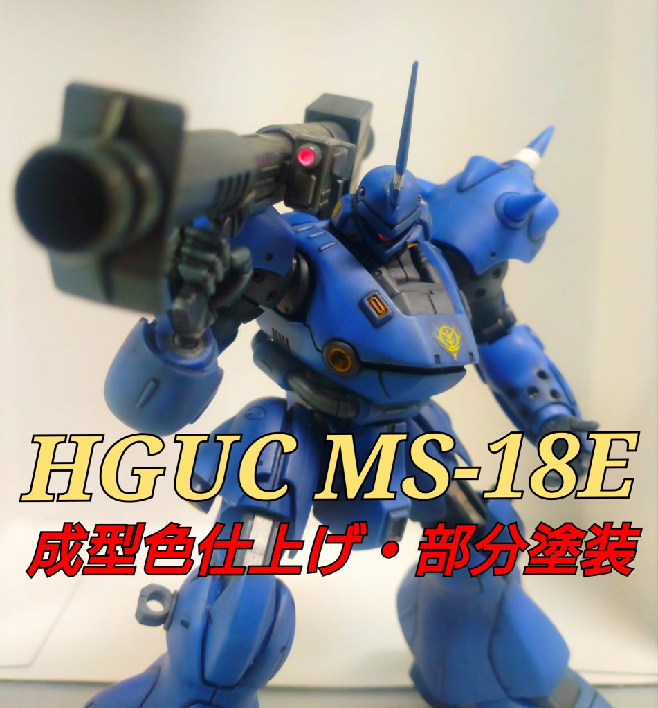 HGUC MS-18E(成型色仕上げ・部分塗装)