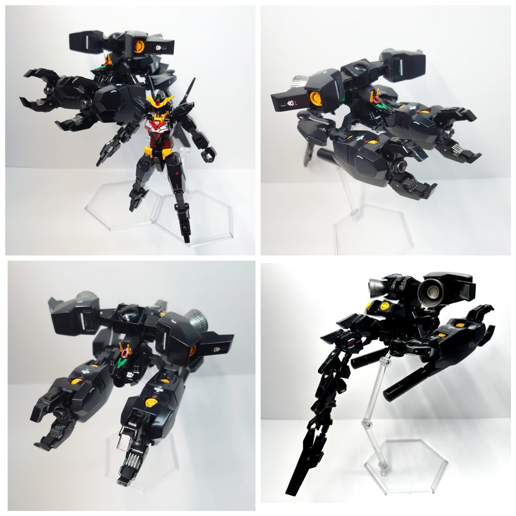 ■アーマーフレームアーマーを輸送するサポートメカ。通常のアーマーフレームとは違い、全長の半分程を占める長い尾翼が特徴。単体でも機動性や搭載火器による殲滅力も高い。しかしながら、機体上での安定性や過剰な機動性の為S.F.Sとしての機能面は低い。