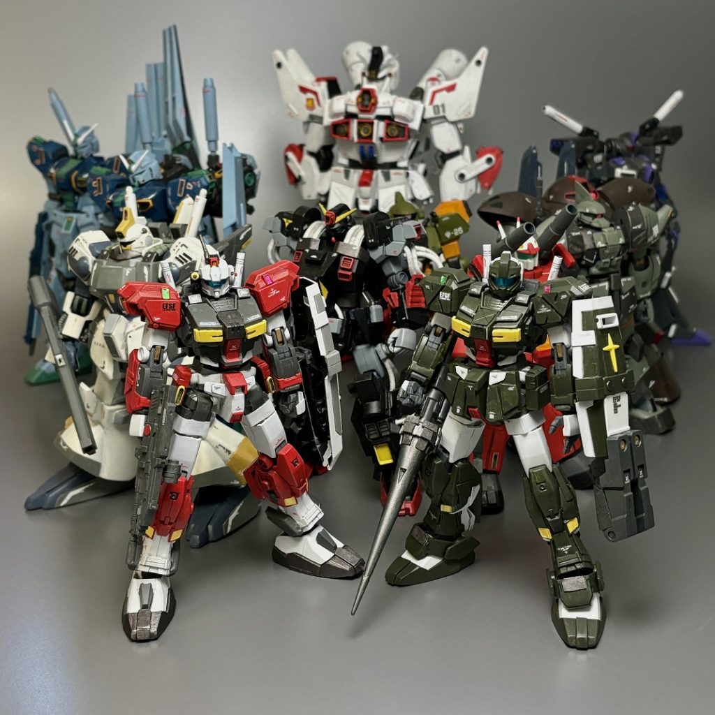 我が家のM-MSV登場MS群とパシャリ。まぁ、アサルトアーマーはM-MSVあんまり関係ありませんが。。。プロトタイプサイコガンダム 風https://gumpla.jp/hg/923377プロトタイプリックディアス 風https://gumpla.jp/old/866136プロトタイプゴッグ 風https://gumpla.jp/hg/1032106プロトタイプ・ザク 風https://gumpla.jp/other/778626量産型サイコガンダム 風https://gumpla.jp/old/1048073量産型ZZガンダム 風https://gumpla.jp/hg/889759量産型νガンダム インコムユニット搭載型 風https://gumpla.jp/eg/1076020量産型νガンダム フィンファンネル搭載型 風https://gumpla.jp/hg/1162850ガンキャノン A 風https://gumpla.jp/hg/1086861高機動型ザクII (ゲルググ先行試作型) 風https://gumpla.jp/hg/1099201