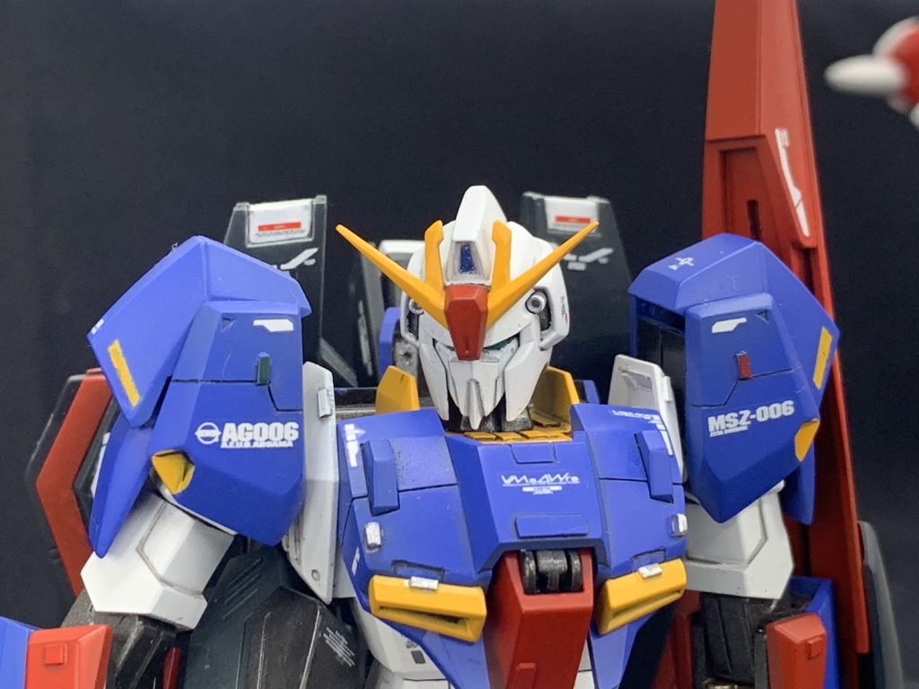 バストアップ。RGやMGKaのディテールをある程度参考にしています。