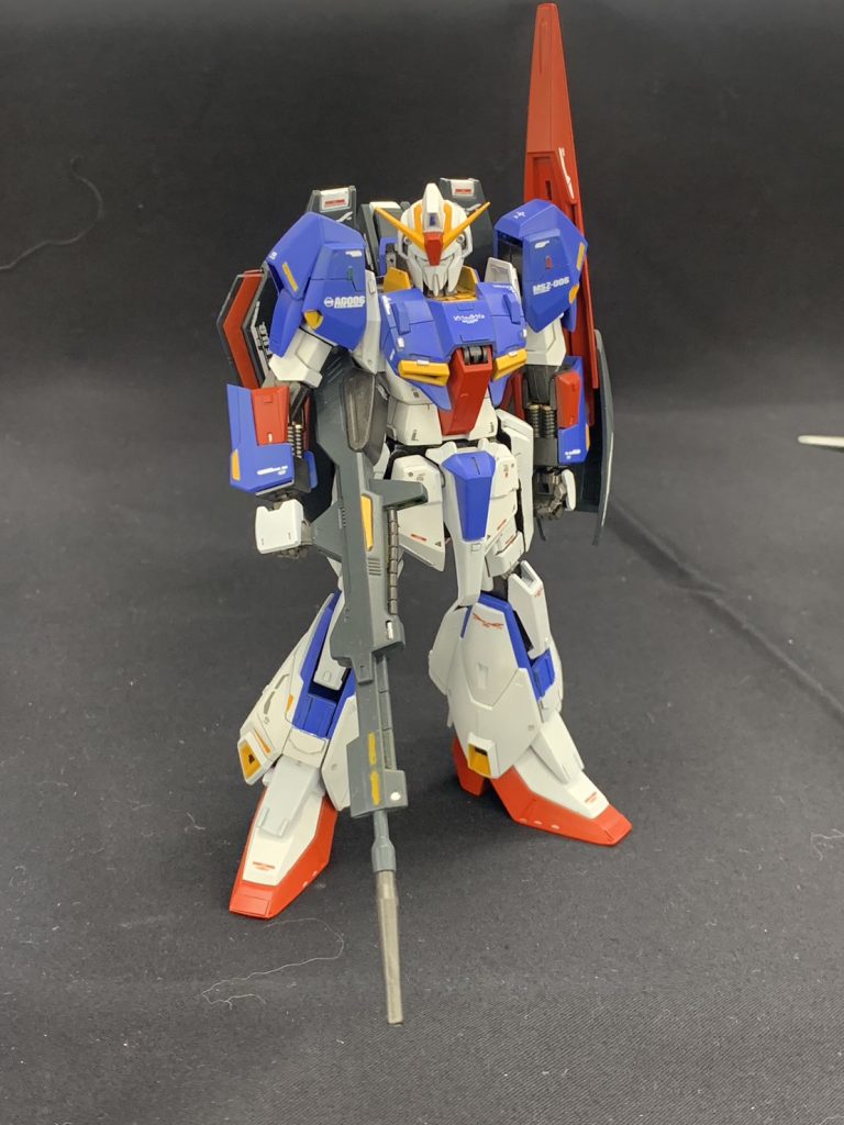 ビーム・ライフルを持たせた姿。 最後までご覧くださり、ありがとうございました。