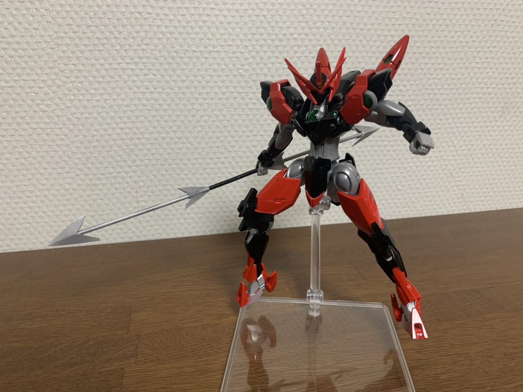 テックランサーはプラ棒とプラ板からスクラッチしました。