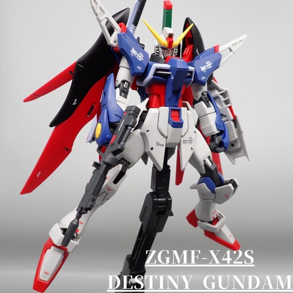 デスティニーガンダム–3枚目/制作者：アンジェロのプラモデル工房
