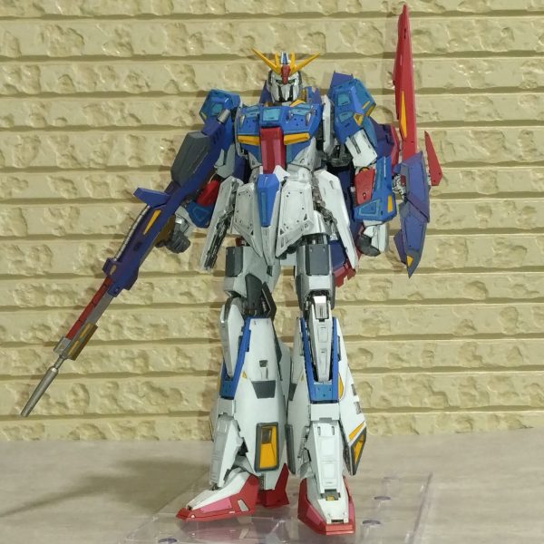 Zガンダム　ver.ka 各部ディティールアップと筆塗り全塗装