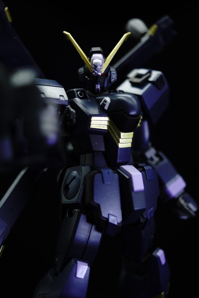 ショットランサーを構えて正面から悪役キャラ感はありますね各種パーツで色分けもしているのですが、あまりわからないですそこは失敗…とまでは行かないにしても、個人差をもっと出してあげても良かったかも?