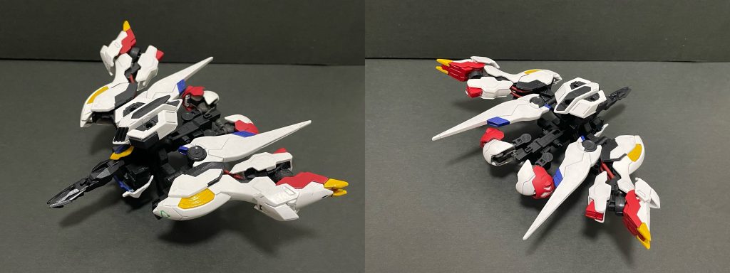 初めに作成したアーマーです。アーマーフレーム時の鳥のような見た目がお気に入りです。