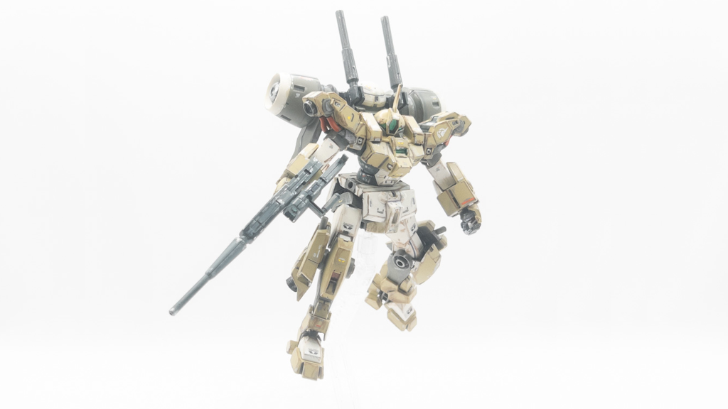 バックパックとドッキングさせると(背面が重くなって)自立できなくなるんですよね...なんとなく重機っぽい印象のデミバーディングパーツ自体もガンダムと違って、大ぶりなものが多くて組みやすいし楽しい良いキットただ、肉抜きは足裏等エグいので素組派には優しくないですね