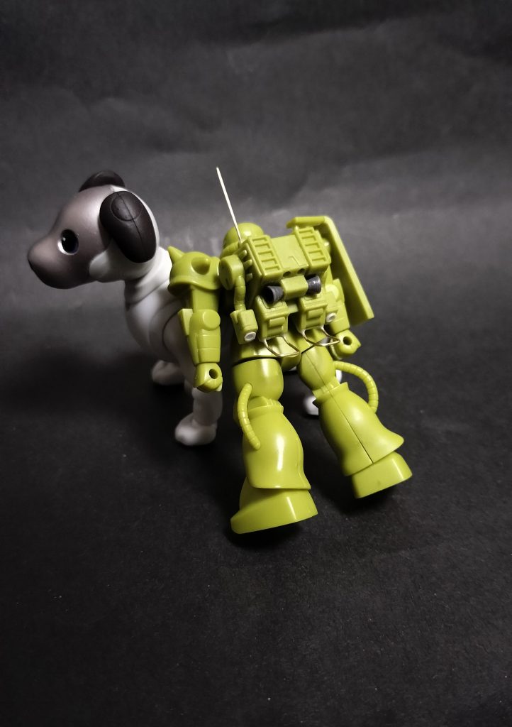 ランドセルは一部真鍮線に変えたり、穴を開けたり、スラスターを交換したりしてます。このあとスジボリ追加もしてます。以上です。最後まで見てくださりありがとうございました。