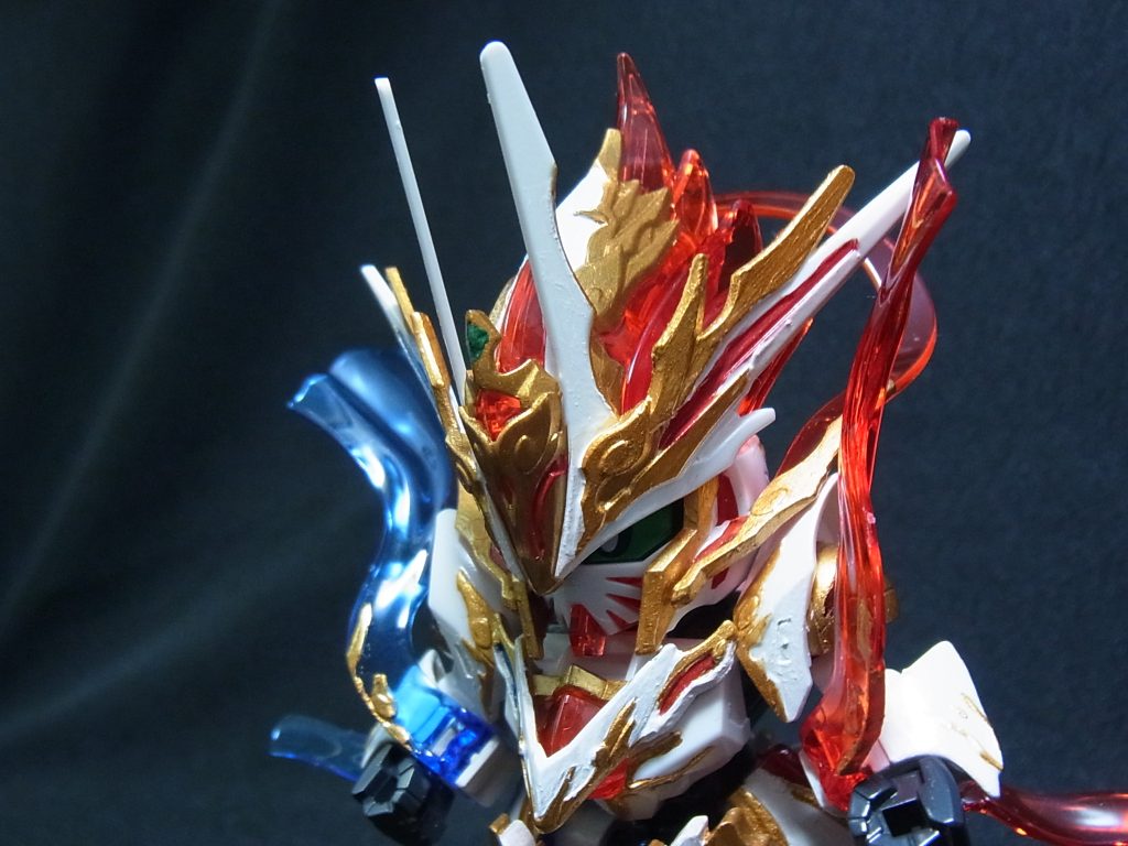 シリーズ全機筆塗り全塗装16機目★SDW 斉天大聖悟空インパルスガンダム-闘戦勝仏-–3枚目/制作者：@gothloli_lyra