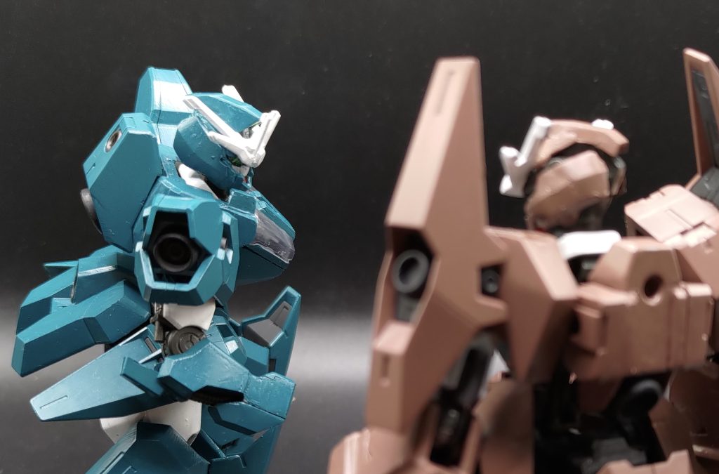 と、ここまで私の妄想戦記にお付き合いいただきありがとうございます。ここからは、アガレスプロネとヴァサゴデュノクの画像となります。この画像は、ソフィとノレアのOP を模そうとしたものです。