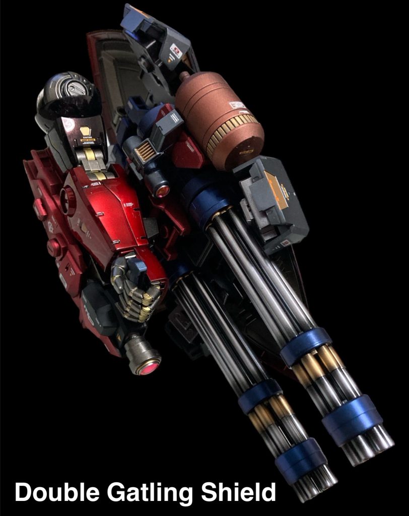 ジョニーライデン専用ゲルググ ダブルガトリングシールド装備–5枚目/制作者：初音ザク