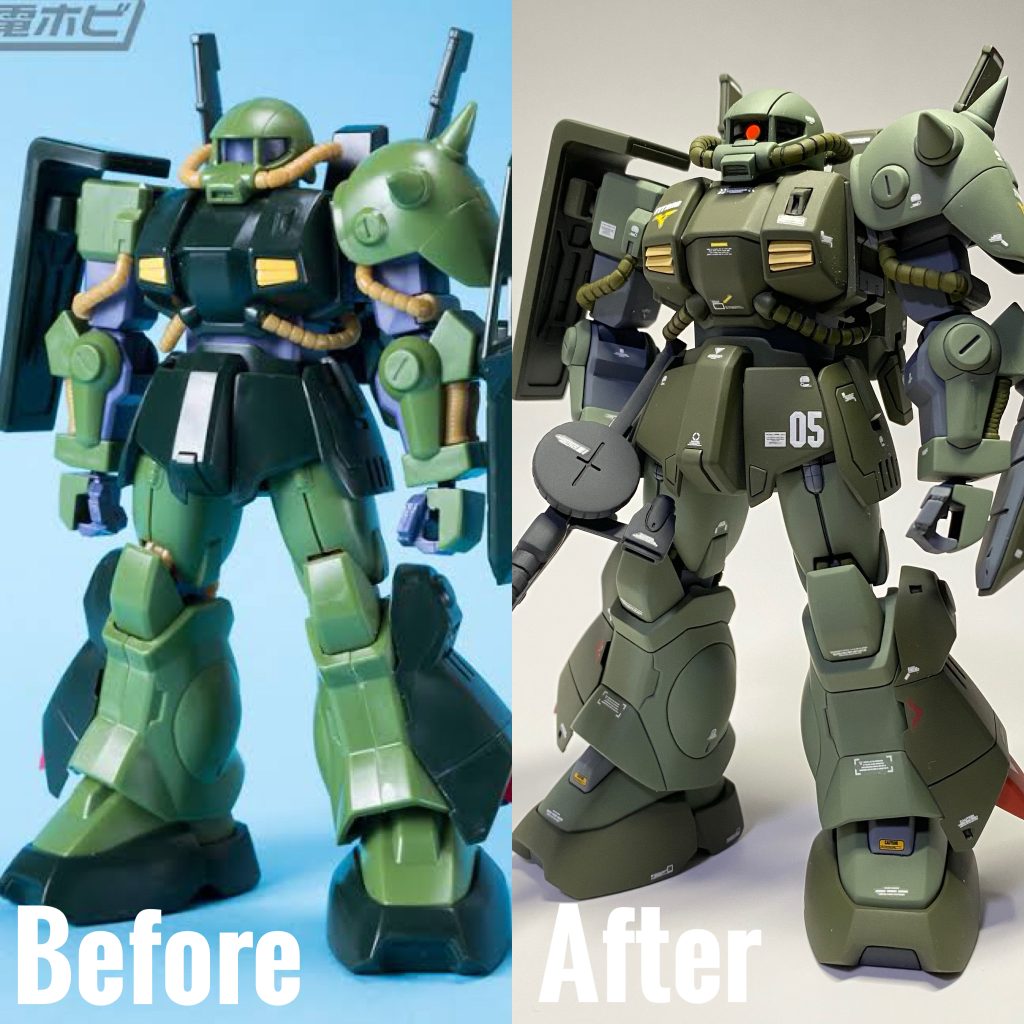 Before & Afterです。