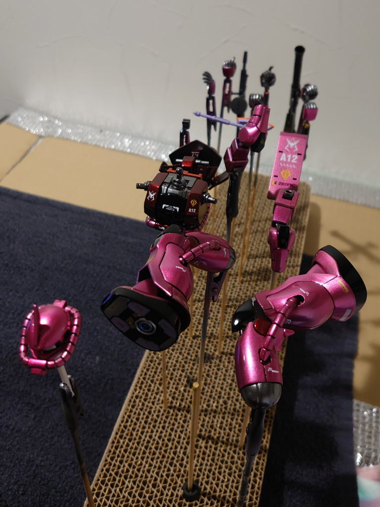 デカールアップ～仕上げのトップコートこの状態が気分上がります😄