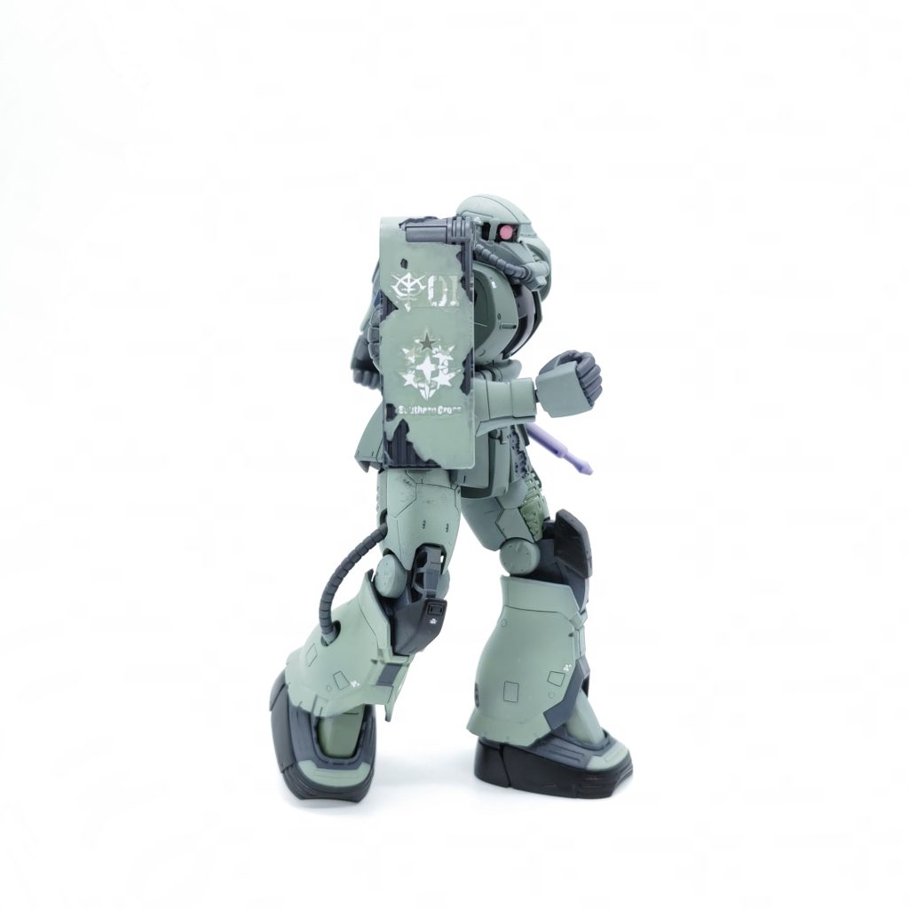 独特なプロポーションが見事に再現されており、水転写デカールでさらに雰囲気を引き立てています。