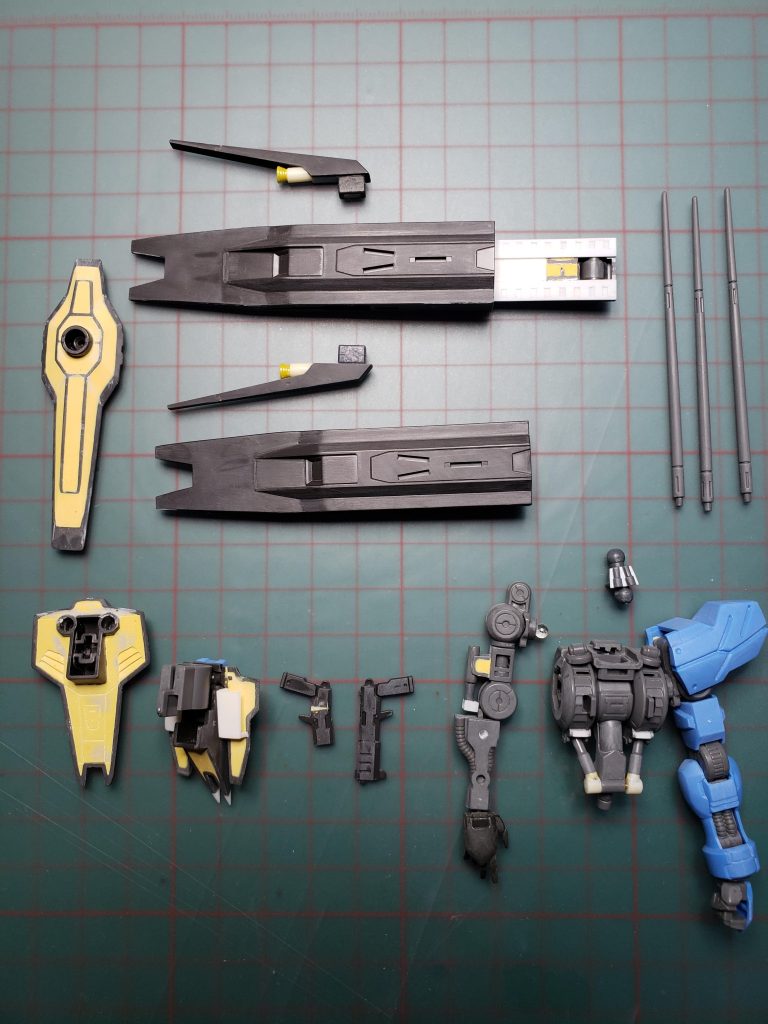 唯一の制作途中写真（笑）出来は良かったキットですが、それなりに手を加える余地はありましたね。