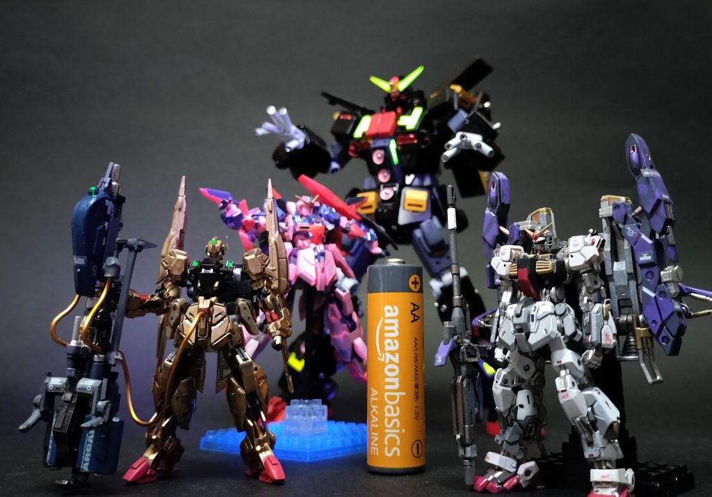 電池くんとあわせてうちのアーティファクトには欠かせないサイコガンダム簡改と。